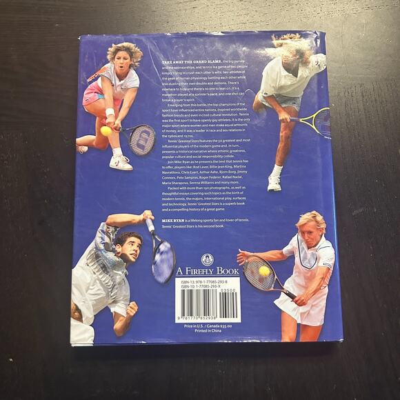 Tennis' Greatest Stars by Mike Ryan (2014, Hardcover) - Picture 6 of 7